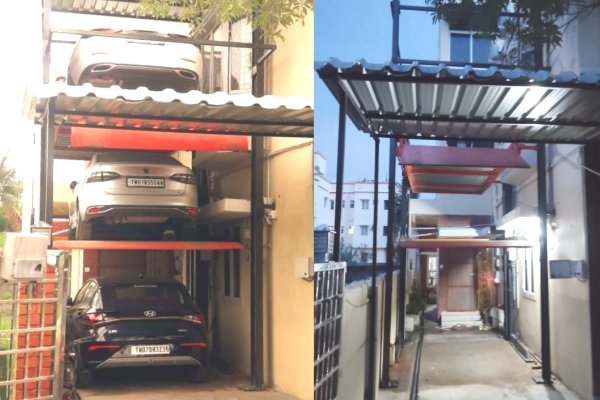 Three Level Stacker